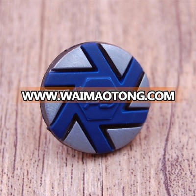 Cheap fashion round button metal