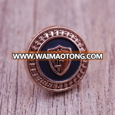 Chinese factory made coat gold metal buttons